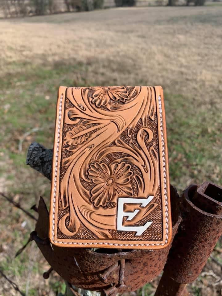 Custom front pocket wallet.