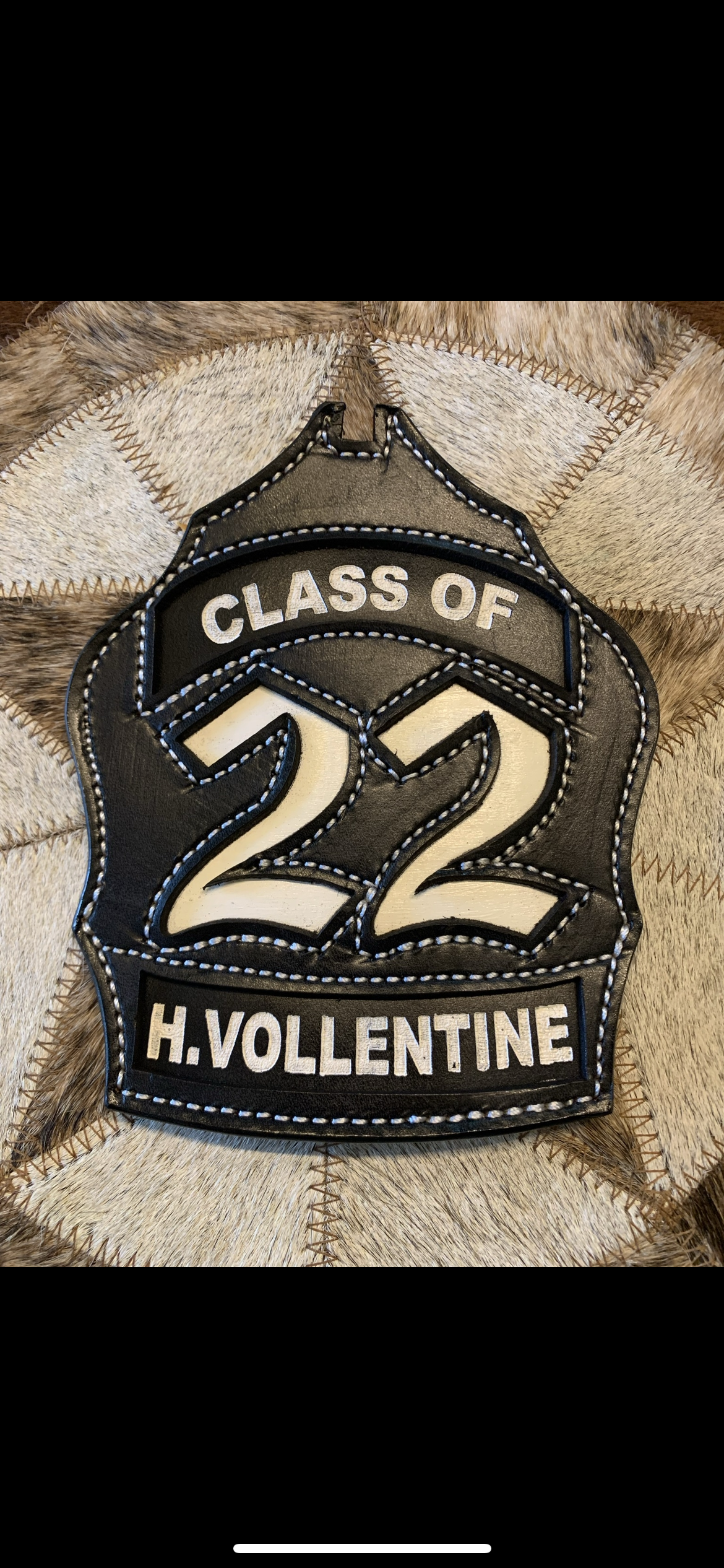Laser Engraved Fire Helmet Shield