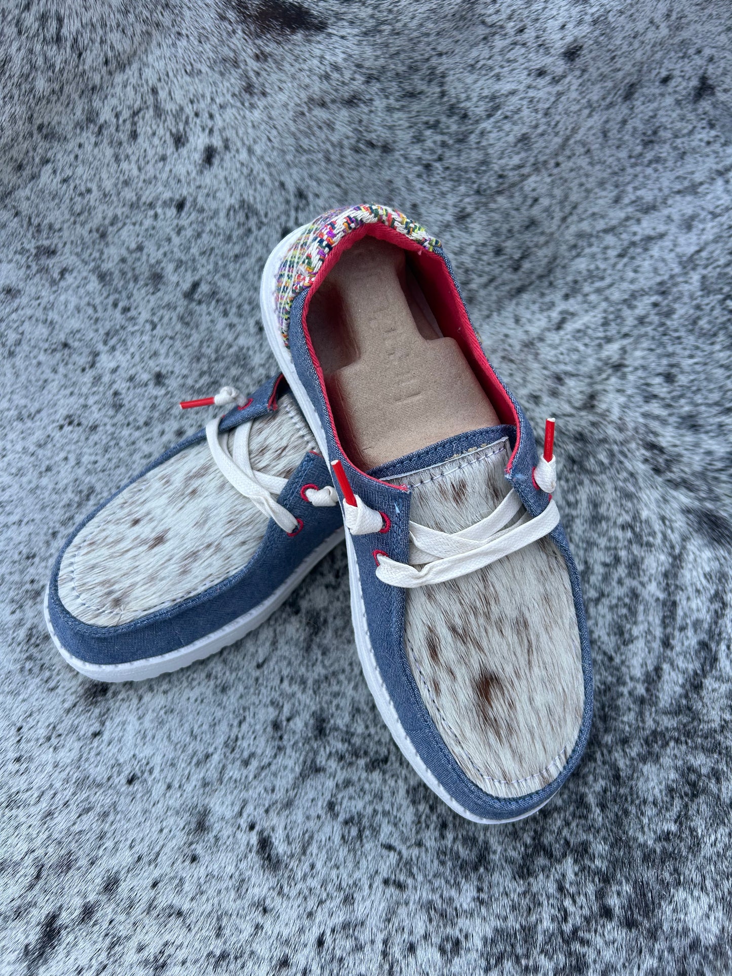 Custom Cowhide heydudes