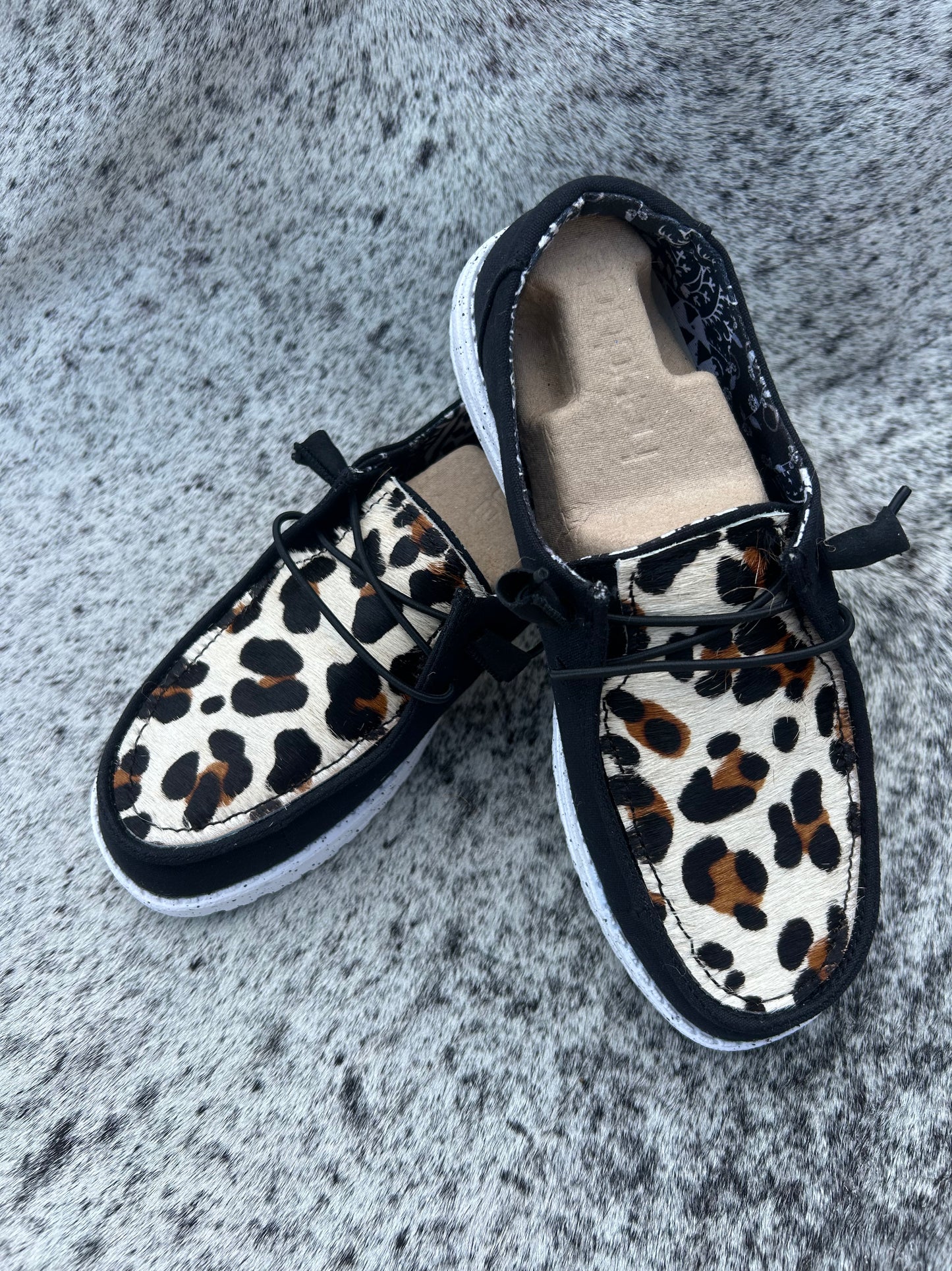 Custom Cowhide heydudes