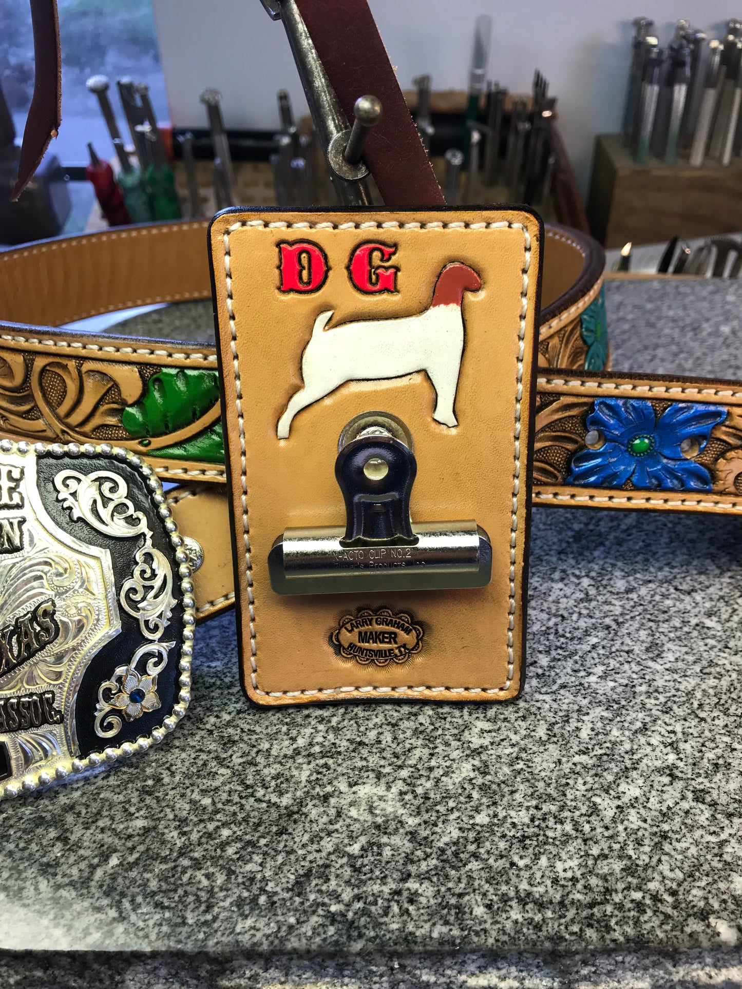 Custom number clips