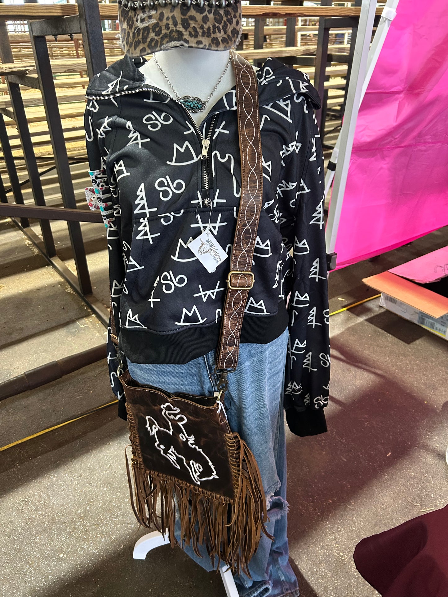 Bucking Horse Crossbody Purse